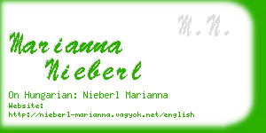 marianna nieberl business card